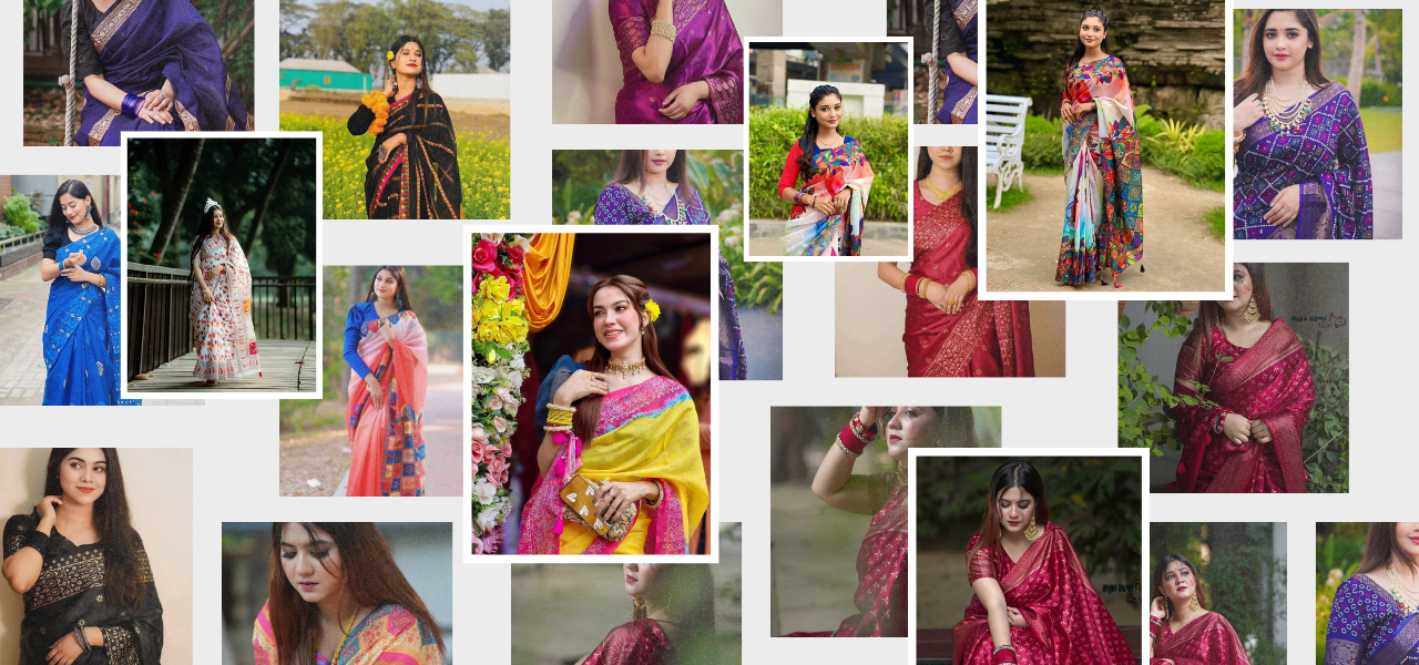 শাড়িতেই নারীর 2 Chanderi Silk Saree