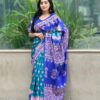 চান্দেরি সিল্ক শাড়ি – ব্লাউজ পিছসহ