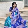 চান্দেরি সিল্ক শাড়ি – ব্লাউজ পিছসহ
