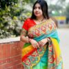 Exclusive Chanderi Silk Colorful Saree