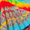 Exclusive Chanderi Silk Colorful Saree
