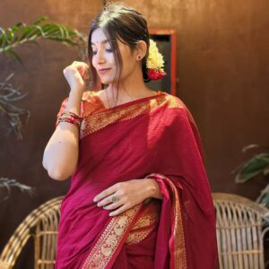 Semi Cutton Exclusive Nakshi Saree