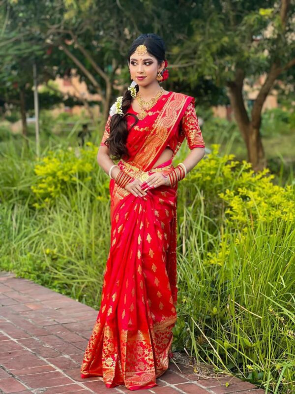 South Indian Inspired Katan Saree