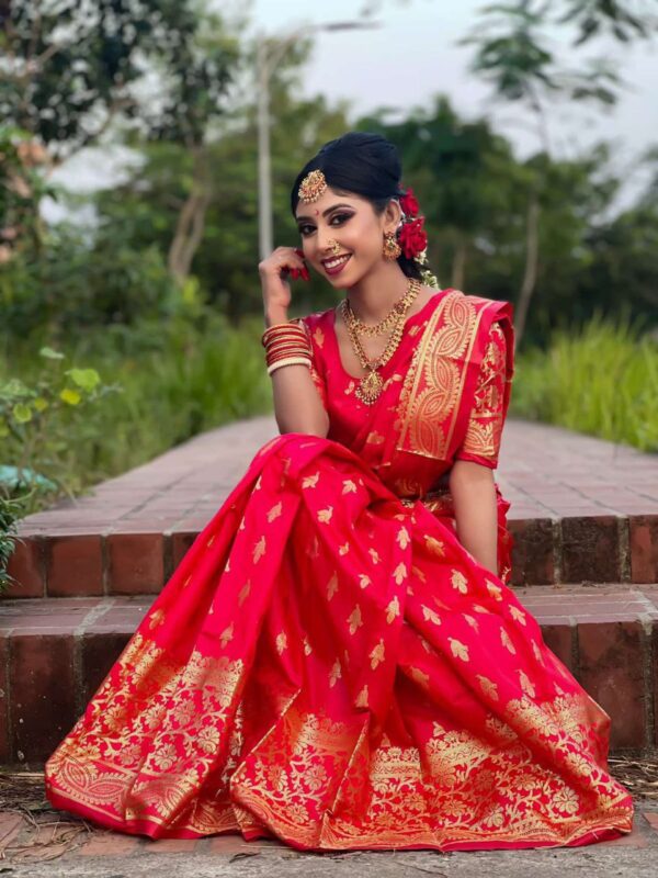 South Indian Inspired Katan Saree