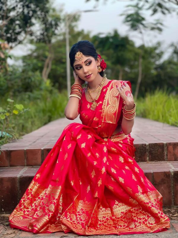 South Indian Inspired Katan Saree